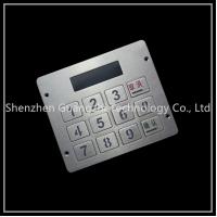 China Metal Backlit Numeric Keypad With Display Dustproof For Fuel Dispenser for sale