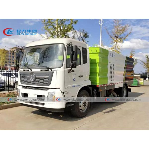 Quality 12T Dongfeng Vacuum Road Cleaning Truck With Separated Suction Hoses for sale