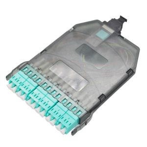 Buy cheap Supply 0.35 dB LC Fiber Optic MPO Cassette Module for OM3/OM4 Patch Cord from wholesalers