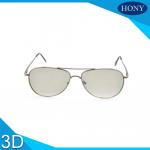 Buy cheap Cinema Metal Frame Passive 3D Glasses Washable Free Scratch Circular Polarized Lens from wholesalers