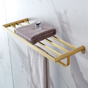 Buy cheap Multi Function Double Bathroom Towel Racks Hardware Custom Logo product