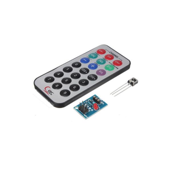 Quality HX1838 Receiver Code Infrared Remote Control Module IR Controller Kit White Color for sale