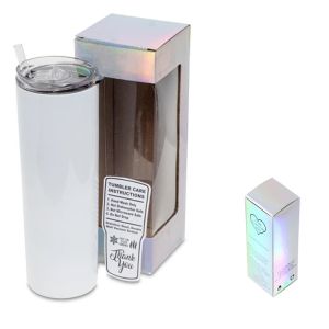 Buy cheap Custom Logo Printing Holographic Tumbler Packaging Shipping Boxes With Window from wholesalers