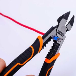 Buy cheap Side Cutting Multifunction Pliers Hardened Cutting Industrial Cable Striper from wholesalers