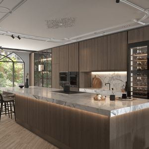 Buy cheap Built In Island And Custom Modular High End Kitchen Cabinets For Commercial Kitchen And Home Renovation Projects from wholesalers