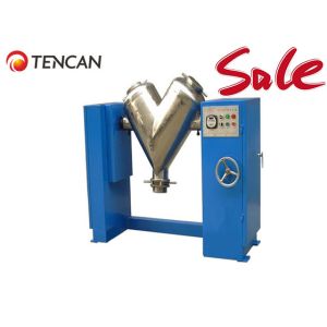 Laboratory Blender V Shape Dry Powder Mixers Machine 5-500L With Timing Device