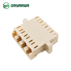 Buy cheap Welded Asymmetric Structure LC Quad Fiber Optic Adaptor from wholesalers