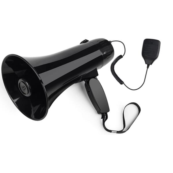 Customizable Military Megaphone 8h Battery Life Dry Cell Battery Operated