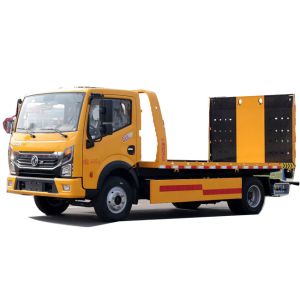 Buy cheap Customized 4X2 Dongfeng 6 Tons Tow Trucks Wrecker Truck With Folding Flat Bed Truck for Accident Car from wholesalers