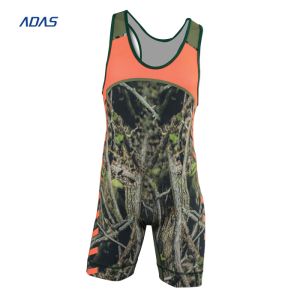 Buy cheap Polyester Spandex Custom Youth Wrestling Doublet Uniform Sleeveless Jockstrap from wholesalers