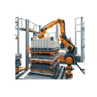 Buy cheap Automated Pallet Stacking Machine With Robotics For Custom Packaging And Processing Automation Solution product