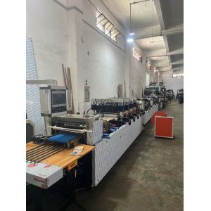 Bottom Gusset Zipper Seal Pouch With 4 Films Machine