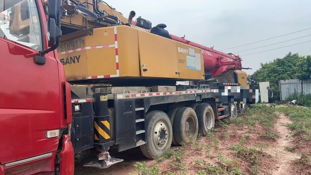 2019 Sany Used Crane STC1100T Main Boom: 73 Meters Jib: 18 Meters Counterweight: