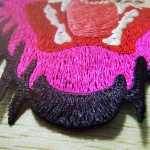 Buy cheap Support Custom Designer Clothing Embroidery Patches Leopard pattern from wholesalers