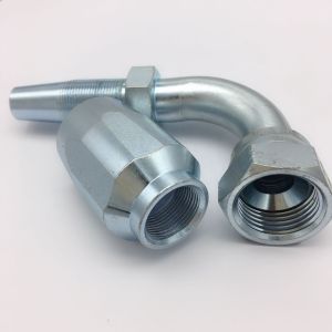 Buy cheap Reusable JIC Thread 3/4" Elbow Hydraulic Hose Ferrules from wholesalers