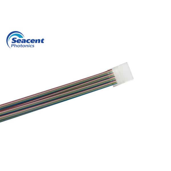 Quality Low Insertion Loss Optical Fiber Array With High Precision Core Spacing for sale