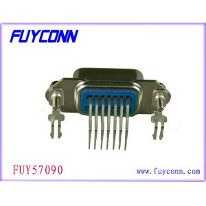 Buy cheap 24 Pin Centronic PCB Right Angle Female Connector with Jack Screws and Board Lock from wholesalers