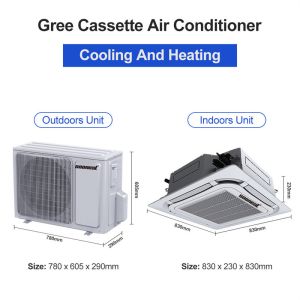 Buy cheap Ceiling Air Conditioner 4 Way Air Flow T3 Tropical Ambient Dc Inverter 24000 Btu 36000 Btu 48000 Btu from wholesalers