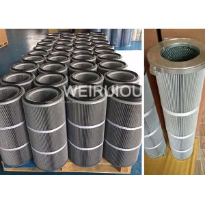 Buy cheap 10 20 Microns Powder Coating Dust Cartridge Filter With Fluorocarbon Seals Anti Static from wholesalers