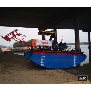 Buy cheap 5.5m Length, 65KW ,2500m3,Amphibious Aquatic Weed Harvester Crawler Type Water product