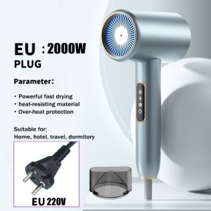 Buy cheap 2000W Powerful High Speed Hair Blow Dryer LCD Liquid Crystal Display Negative Ion Salon Hair Dryer from wholesalers