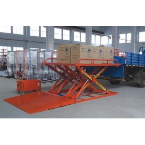 China 4000LBS Fixed Hydraulic Scissor Lifting Table  Cargo Lift For Warehouse Factory on sale
