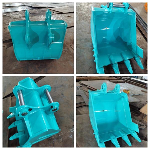 Q355B Q690 Kobelco SK125 Excavator Crushing Bucket Customized