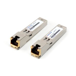 Buy cheap 10 / 100 / 1000BASE-T Copper SFP Optical Transceiver with MSA For GE / FC from wholesalers