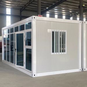 Buy cheap Flat Pack Container House-Office Prefab Container With PVC Sliding Window from wholesalers