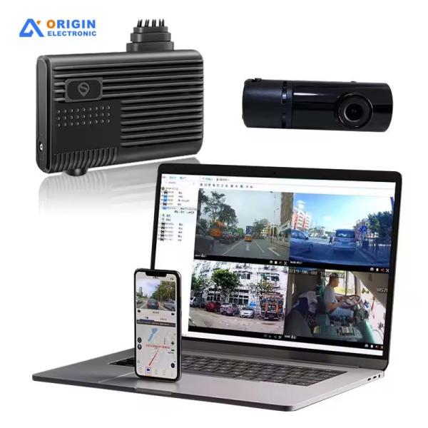 Buy cheap HD 4G GPS Tracker 4 Channel Car Dash Cameras With Rechargeable battery from wholesalers