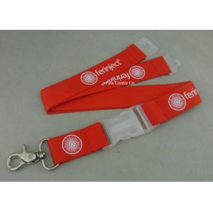 Buy cheap Silk Screen Printing Polyester Promotional Lanyards , Customized Sublimation Fair Lanyard from wholesalers