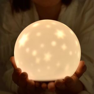 Buy cheap ABS Silicone Night Light Ball Rechargeable with ROHS certificate from wholesalers