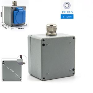 Outdoor Waterproof Power Strip Outlet Socket Die-cast Aluminum Case Explosion