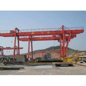 Buy cheap 40 Ton Double Girder Gantry Crane Mining Material Handing Traveling from wholesalers