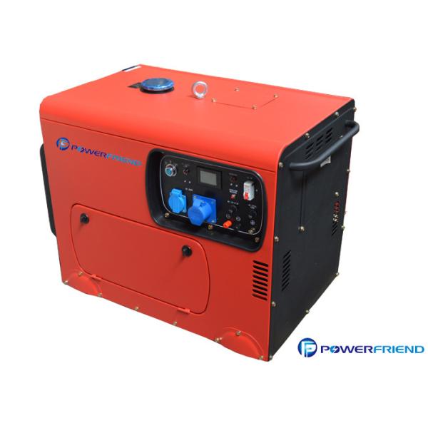 Buy cheap Electric Start Home Backup Small Portable Generators With Wheels 3 Phase 5KW 220V from wholesalers