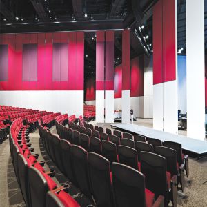 Buy cheap Auditorium Interior Wooden Folding Partition Walls with Aluminum Frame from wholesalers
