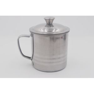 Buy cheap FDA 5pcs 9cm Daily Stainless Steel Mug With Lid from wholesalers