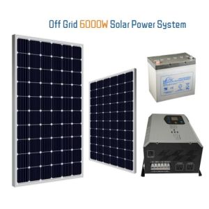 Buy cheap 6kW Complete Off Grid Solar System Whole House Solar System product