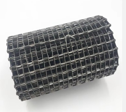 Quality Flat Wire Chain Ss Wire Mesh Conveyor Belt For Cooling And Pasteurizing for sale