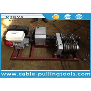 China 5T Wire Rope HONDA Gasoline Winch Tower Erection Tools on sale