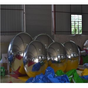 Buy cheap Giant Glossy PVC Inflatable Advertising Balloons , Customized Mirror Balloons from wholesalers