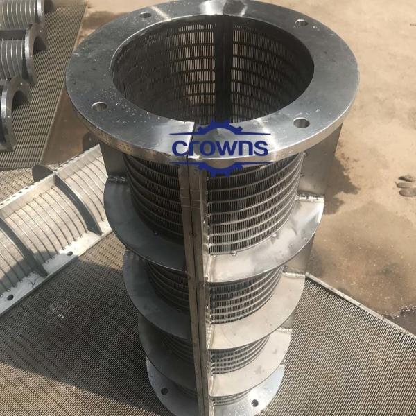 Buy cheap Solid-Liquid Separator Screen Cylinder Stainless Steel Wedge Wire Mesh Tube from wholesalers