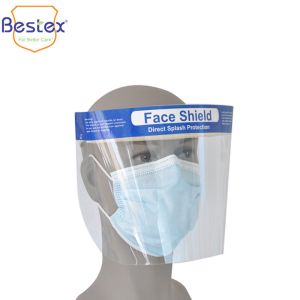 Buy cheap Disposable Transparent 41g PU foam Antiviral Face Shield from wholesalers