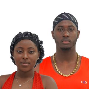 Buy cheap Satin Designer His And Hers Bonnet And Durag from wholesalers