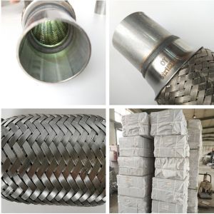 Buy cheap 2" 51mm 102mm Flexible Exhaust Pipe Automotive Ss304 With Nipple And Wire Braid from wholesalers