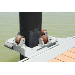 Buy cheap Floating Pontoon Floating Dock Pile Guide Aluminium 6061 T6 Material Pile Cap Stainless Steel Pile Guide from wholesalers