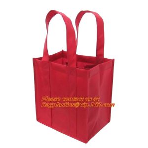 Wholesale recycle hand bag non woven bag, Custom colorful tote shopping non