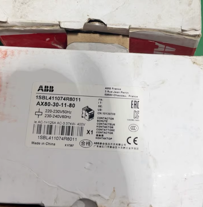 China AX80-30 ABB Ac contactor Efficient reliable low-voltage control solutions on sale