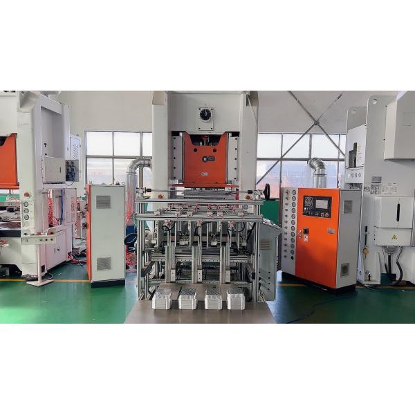 3Phase 26KW Aluminium Food Container Making Machine Mitsubishi PLC