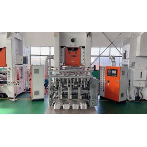 Buy cheap 3Phase 26KW Aluminium Food Container Making Machine Mitsubishi PLC from wholesalers